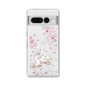 【apbs】Google Pixel 7 Pro / Pixel 7 防震雙料水晶彩鑽手機殼(天鵝湖)
