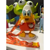 【迪士尼樂園限定/超強夜光】正版 唐老鴨 萬聖節限定 糖果玉米造型公仔飲料杯 爆米花桶（附限定款橘色背帶/透明底座）