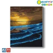 (店+)【Manto】馬祖．藍眼淚-台灣製DIY數字油畫|超取專用大小