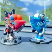 Lam Toys變色龍盲盒四代機械體模型八代搖滾越呆公仔車載擺件手辦