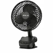 (店+)OPOLAR 8吋USB充電自動搖頭夾扇 10000mAh大容量 定時風扇 宿舍風扇 露營風扇