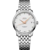 MIDO 美度 官方授權 Baroncelli永恆系列矽游絲天文台機械女錶 M0272081103600-34mm