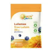 (贈品)Sun日落恩賜 Lutemax游離型葉黃素20mg+山桑子軟膠囊(10粒/袋)