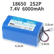淘好物百貨店 18650 7.4V鋰電池組6000mah打窩船電池 遙控投餌船可定