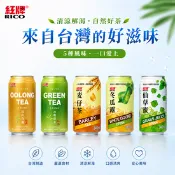 【生活市集】紅牌-冰釀綠茶/冬瓜露茶/麥仔茶/高山烏龍茶/仙草蜜 340mlx24入/箱