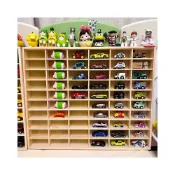 (店+)收納架 模型展示櫃 置物盒 合金小汽車模型收納架展示櫃牆玩具