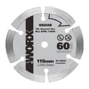【PChome 24h購物】WORX 威克士 WU427A專用 115mm 60T 鑽石金剛石石材圓鋸片 WA5048 R99N