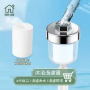 隔日到貨🔥 沐浴過濾器 除氯濾水器 蓮蓬頭過濾 可替換 濾芯 水龍頭轉接頭 沐浴過濾器 前置過濾器 熱水器過濾 淘淘屋