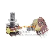 WH148雙聯電位器 B2K/5K/10K/20K/50K/100K/500K/1M 柄長15MM 6腳 210-042