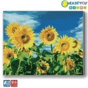 (店+)【Manto】北海道向日葵-台灣製DIY數字油畫|超取專用大小