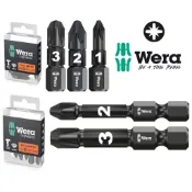 瘋狂買 Wera 855/1 IMP DC/855 4 IMP DC 黑金鋼米字六角鑽石起子頭 25mm/50mm 特價