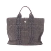 【DOKODEMO】【二手】愛馬仕 HERMES 托特包 Herline PM 灰色帆布 Herline 托特包 PM 女士二手 B