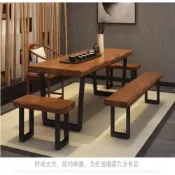 (店+)加厚實木長凳 原木長凳 戶外陽臺長闆凳 木頭椅子 餐廳餐椅 長條凳 休閒椅 長凳餐椅 實木凳 餐桌椅 ❤️打統編🚛免運
