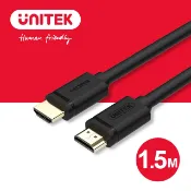 UNITEK 2.0版 HDMI高畫質數位影音傳輸線1.5M(Y-C137M)