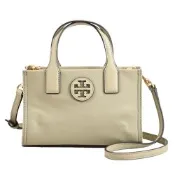 TORY BURCH ELLA 經典LOGO尼龍迷你手提斜背兩用包(橄欖綠)