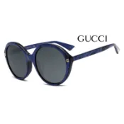 GUCCI GG0023SA 古馳太陽眼鏡｜時尚圓框潮流墨鏡 女生品牌太陽眼鏡框【幸子眼鏡】