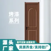 優選熱銷🥇 訂金 實木複合門室內生態免漆碳晶木門酒店房間門HPL碳纖防火平開門