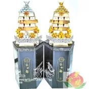 【金聖福】金條塔 蓮花塔 金磚銀磚塔 金磚蓮花塔 罐頭塔 治喪告別式擺設 往生紙紮蓮花塔 台南嘉義雲林高雄奠儀用品罐頭塔
