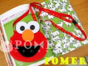 ☆POMER☆日本大阪環球影城 USJ 絕版正品 芝麻街 ELMO 艾摩 愛摩 票卡夾 識別證套 證件套 證件夾 零錢包