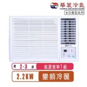 【Hawrin華菱】2-3坪一級右吹變頻冷暖窗型冷氣RNR-22IHU~含基本安裝