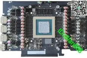 歐酷 Alphacool ES AIC公版RTX4090水冷頭側出水孔碳纖維黑色背板