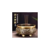 (店+)熱賣·香爐純銅 供佛香爐 淨香爐 插香爐 神明爐 四大神獸 鵰花香爐 供奉爐 聚寶盆 神明用品 佛具 拜拜用品 祖先香爐