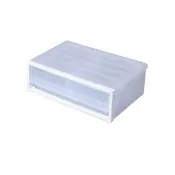 【KEYWAY 聯府】面寬27.5cm FINE雙抽桌上型收納盒2.8L-2入(抽屜整理箱 文具置物盒 無印 CK12)