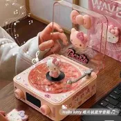 【現貨】 藍芽喇叭 藍牙音箱 音箱 音響 藍芽音響 唱片機音箱可愛hellokitty音響生日送女生閨蜜朋友七夕