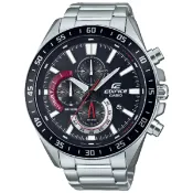 大高雄鐘錶城 CASIO卡西歐 EDIFICE EFV-620D-1A4V 三眼運動計時腕表 / 紅黑 50.5mm｜樂天領券現折★全館特惠中★指定刷卡回饋10%