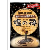 【日本 UHA 味覺糖】鹽之花 焦糖可可夾心糖 69g｜焦糖牛奶×鹽巧克力 夾心糖 鹽味糖果【即期出清】