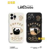 情侶 咖啡小黑貓 手機殼 保護殼 適用 realme 16 Pro 5G OPPO A6X A6S Reno 15 14