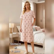 《蕾妮塔塔R55056》短袖洋裝睡衣