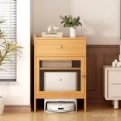 【優選】含運~北歐風掃地機器人收納櫃家用掃拖機器人邊櫃基站櫃置物架收納櫃子 HX4I