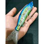 神人越 沉水鉛筆多節魚路亞假餌魚虎龍膽石斑鱸魚管池lure臺南大金池金目鱸岸拋鐵板波爬波趴海鱸餌小胖子黑格竹梭浮水鉛筆