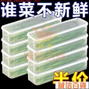 ✨下殺價✨【保鮮】香菜小蔥收納盒冰箱保鮮神器加厚款麵條備菜保鮮密封 蔬菜保鮮盒 冷凍盒 冰箱收納盒 整理盒