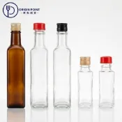 ZERO原點居家 方形酒瓶6入組 100mL 250mL鋁蓋包裝瓶 玻璃方瓶 極簡玻璃瓶 方形玻璃瓶