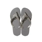 【havaianas 哈瓦仕最優惠】FLASH SWEET 灰色(拖鞋 女款 夾腳拖  巴西 夏日必備 海灘拖 哈瓦士)