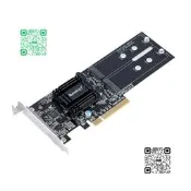 【人氣推薦】羣暉synology M2D18 M.2 SSD配接器 擴充卡ds1618+ ds1819+M2D17