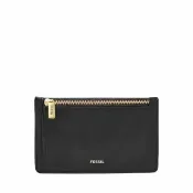 【FOSSIL】Logan 真皮卡片零錢包-黑色 SL7925001