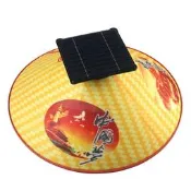 【公司貨 免運】太陽能斗笠風扇帽可充電夏季防曬遮陽防雨帽釣魚帽