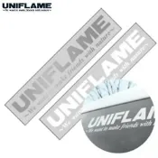 ├登山樂┤日本 UNIFLAME 貼紙 # U690055 銀字