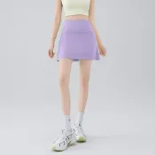 (店+)褲裙女休閒薄吸濕排汗大尺碼速乾女生羽球裙短裙假兩件褲裙高爾夫球裙網球裙寬鬆跑步女款登山彈性夏天高腰顯瘦慢跑迷你裙百褶裙冰涼褲運動褲裙涼感短褲