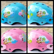 😍 輕量 適合 1歲 - 5歲 😍 幼童 兒童 可調整大小 送鏡片 米奇 米老鼠 溜冰 洞洞帽 半罩 安全帽