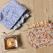 束繩袋 橙或藍