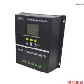 100A 聚焦型MPPT太陽能充電控制器 LCD智能控制 12/24/36/48V自適應太陽能控制器 充電移動基站用 S