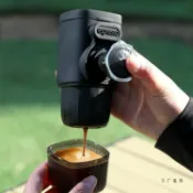 全球選品1館 生活百貨 意式可攜式家用小型車用espresso膠囊迷你手動濃縮手壓咖啡機