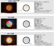 LED信號燈/檳榔攤/廣告招牌燈/花朵小圓盤/煙火小圓盤/19cm
