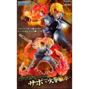【小龍便宜公仔】全新 正版 mh限定 POP 航海王 海賊王 薩波 火拳繼承 火拳 MEGAHOUSE PVC