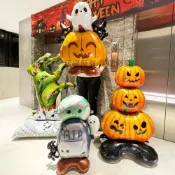 (店+)萬聖節 站立氣球 鋁箔氣球 造型氣球 卡通氣球 萬聖節氣球 鬼屋 派對 布置 裝飾 門口氣球
