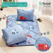 M.I.T天絲兒童睡袋三件組 TENCEL 3M吸濕排汗技術 鋪棉睡墊+涼被+童枕 兒童睡袋(多款任選)